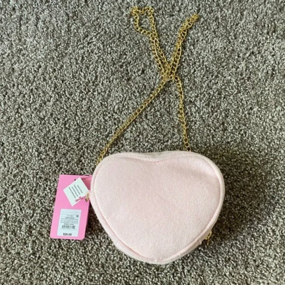 Stoney Clover Lane: Terry Cloth Heart Crossbody